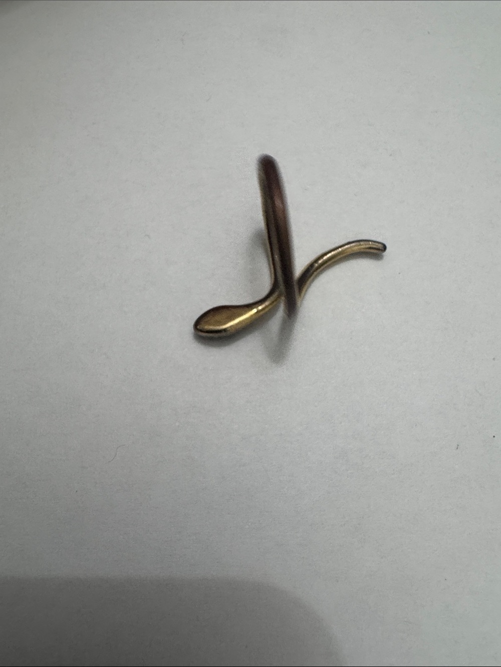 Gold Tone Snake Wrap Ring - Picture 5 of 7